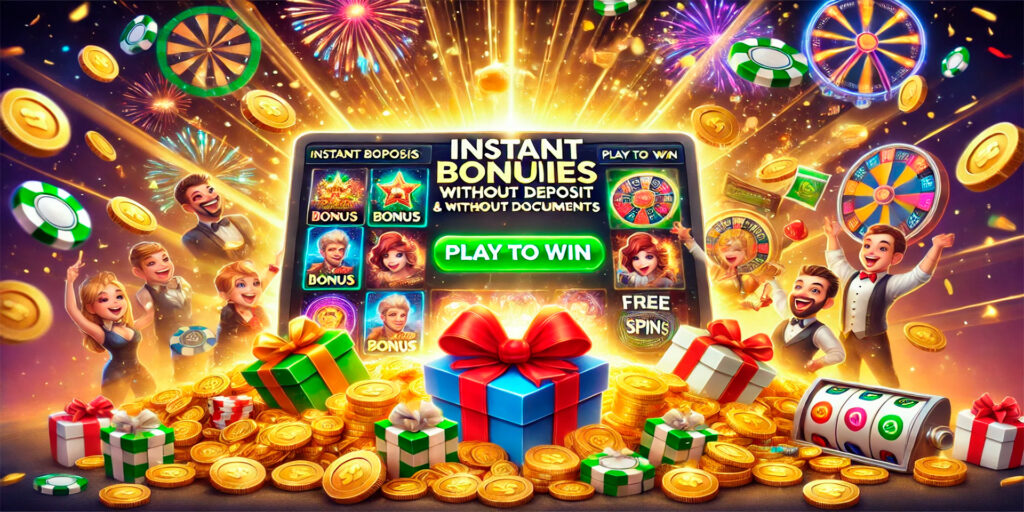 Instant bonuses without deposit